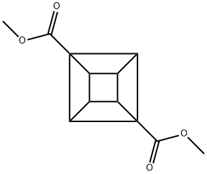 Pentacyclo[4.2.0.02,5.03,8.04,7]octane-1,3-dicarboxylic acid, 1,3-dimethyl ester 化学構造式