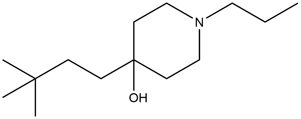 4-(3,3-Dimethylbutyl)-1-propyl-4-piperidinol|