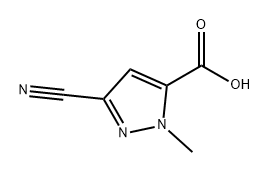 1H-Pyrazole-5-carboxylic acid, 3-cyano-1-methyl-|3-氰基-1-甲基-1H-吡唑-5-羧酸