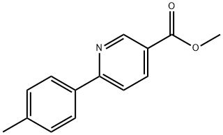 3-Pyridinecarboxylic acid, 6-(4-methylphenyl)-, methyl ester,149467-79-8,结构式