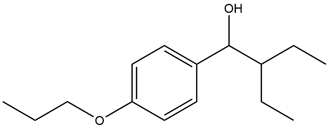 α-(1-Ethylpropyl)-4-propoxybenzenemethanol,1494720-43-2,结构式