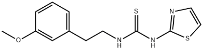 149485-99-4 1-[2-(3-methoxyphenyl)ethyl]-3-(1,3-thiazol-2-yl)thioure