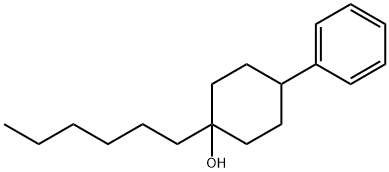 1-(4-hexylphenyl)cyclohexanol Structure