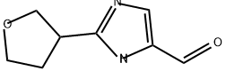 1H-Imidazole-5-carboxaldehyde, 2-(tetrahydro-3-furanyl)- Structure