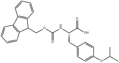 L-Tyrosine, N-[(9H-fluoren-9-ylmethoxy)carbonyl]-O-(1-methylethyl)- Structure