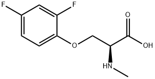 O-(2,4-difluorophenyl)-L-serine 结构式