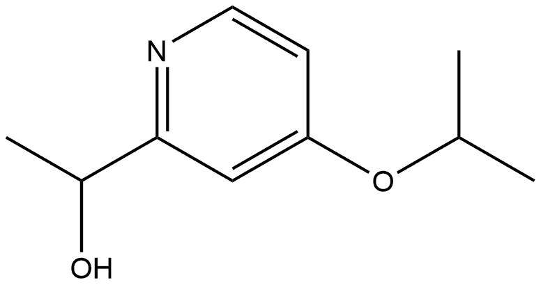 α-Methyl-4-(1-methylethoxy)-2-pyridinemethanol Struktur