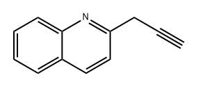 Quinoline, 2-(2-propyn-1-yl)- 化学構造式