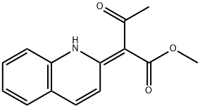 Butanoic acid, 3-oxo-2-(2(1H)-quinolinylidene)-, methyl ester, (E)- (9CI)