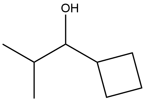 Cyclobutanemethanol, α-(1-methylethyl)- Structure