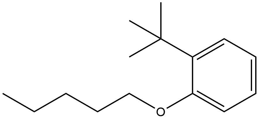 1-(1,1-Dimethylethyl)-2-(pentyloxy)benzene Structure