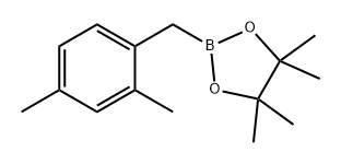 1,3,2-Dioxaborolane, 2-[(2,4-dimethylphenyl)methyl]-4,4,5,5-tetramethyl- Struktur