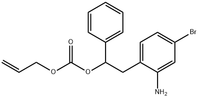 Carbonic acid, 2-(2-amino-4-bromophenyl)-1-phenylethyl 2-propen-1-yl ester