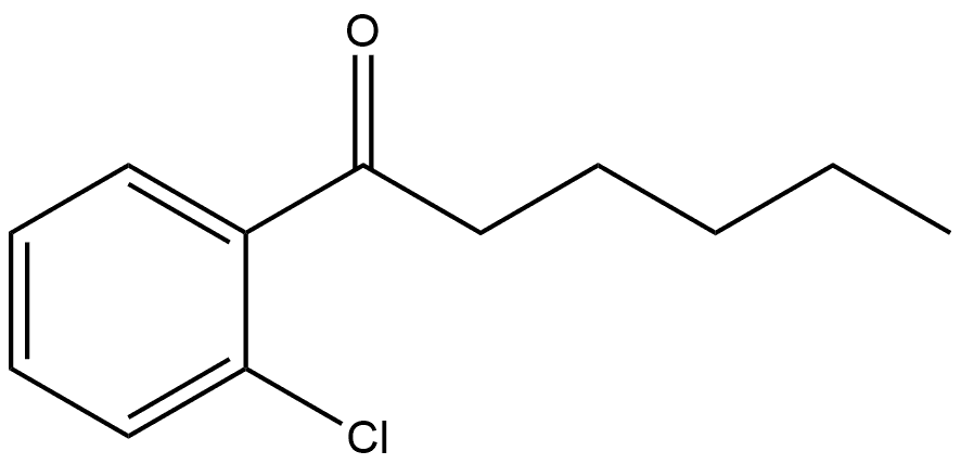 2-chlorophenyl pentyl ketone Struktur