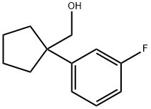 Cyclopentanemethanol, 1-(3-fluorophenyl)- Structure
