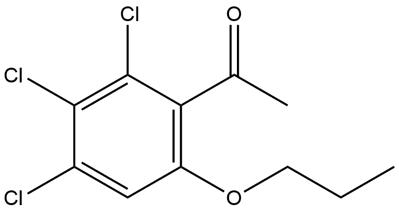 1-(2,3,4-Trichloro-6-propoxyphenyl)ethanone|