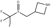 Azetidine, 3-[[(trifluoromethyl)sulfinyl]methyl]-|3-(((三氟甲基)亚磺酰基)甲基)氮杂环丁烷