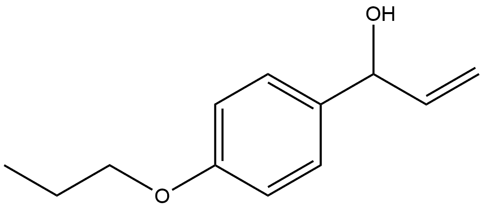 α-Ethenyl-4-propoxybenzenemethanol 结构式