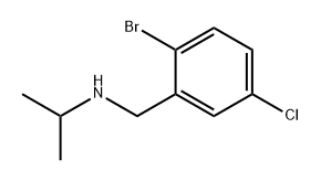 Benzenemethanamine, 2-bromo-5-chloro-N-(1-methylethyl)- 化学構造式