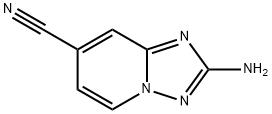 2-Amino-[1,2,4]triazolo[1,5-a]pyridine-7-carbonitrile 结构式