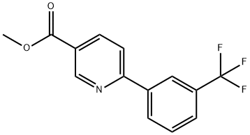 3-Pyridinecarboxylic acid, 6-[3-(trifluoromethyl)phenyl]-, methyl ester|