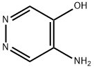 4-Pyridazinol, 5-amino- Structure