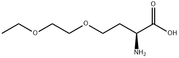 L-Homoserine, O-(2-ethoxyethyl)- 化学構造式
