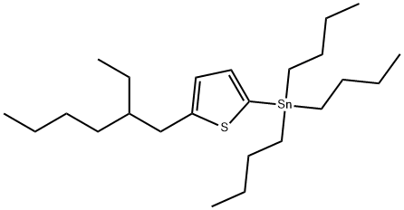 Stannane, tributyl[5-?(2-?ethylhexyl)?-?2-?thienyl]? Structure