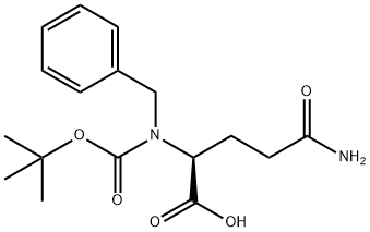 L-Glutamine, N2-[(1,1-dimethylethoxy)carbonyl]-N-(phenylmethyl)- Structure