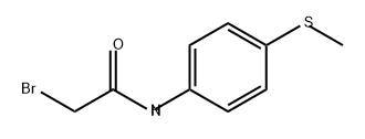 Acetamide, 2-bromo-N-[4-(methylthio)phenyl]-,150221-08-2,结构式