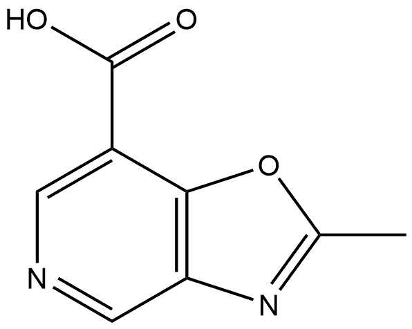 2-Methyloxazolo[4,5-c]pyridine-7-carboxylic acid Structure