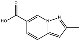 Pyrazolo[1,5-a]pyridine-6-carboxylic acid, 2-methyl- Structure