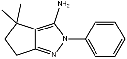 3-Cyclopentapyrazolamine, 2,4,5,6-tetrahydro-4,4-dimethyl-2-phenyl-,1502471-07-9,结构式