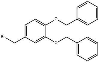 Benzene, 4-(bromomethyl)-1,2-bis(phenylmethoxy)- Struktur