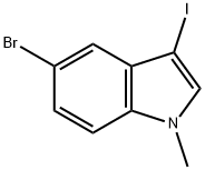 1H-Indole, 5-bromo-3-iodo-1-methyl- Structure