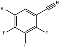 5-溴-2,3,4-三氟苄腈 结构式