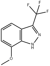 1H-Indazole, 7-methoxy-3-(trifluoromethyl)- Structure