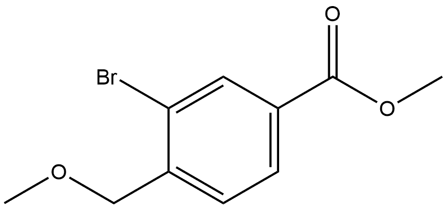 Methyl 3-bromo-4-(methoxymethyl)benzoate Struktur
