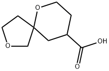 2,6-Dioxaspiro[4.5]decane-9-carboxylic acid Structure