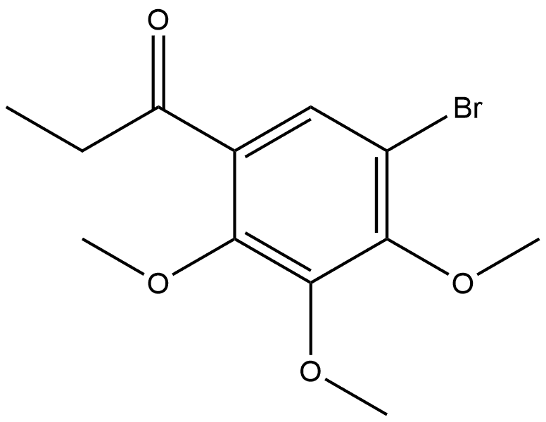 1-(5-Bromo-2,3,4-trimethoxyphenyl)-1-propanone Structure