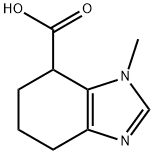 3-Methyl-4,5,6,7-tetrahydrobenzimidazole-4-carboxylic acid Struktur