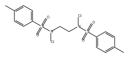 Benzenesulfonamide, N,N'-1,2-ethanediylbis[N-chloro-4-methyl- Structure