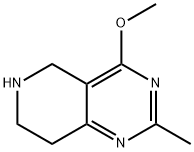 4-methoxy-2-methyl-5H,6H,7H,8H-pyrido[4,3-d]pyrimidine 化学構造式