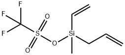 乙烯基甲基-烯丙基硅烷基 三氟甲磺酸盐 结构式