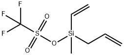 乙烯基甲基-烯丙基硅烷基 三氟甲磺酸盐,150443-39-3,结构式