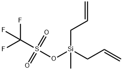 甲基双-烯丙基硅烷基 三氟甲磺酸盐 结构式