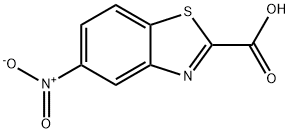 2-Benzothiazolecarboxylic acid, 5-nitro-,1504578-99-7,结构式