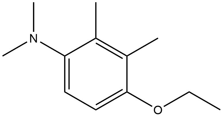 4-Ethoxy-N,N,2,3-tetramethylbenzenamine,1504705-92-3,结构式