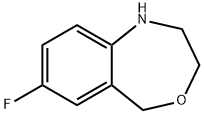 7-氟-1,2,3,5-四氢苯并[E][1,4]氧杂氮杂,1504941-75-6,结构式