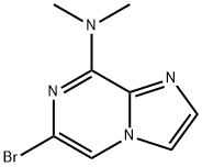 Imidazo[1,2-a]pyrazin-8-amine, 6-bromo-N,N-dimethyl-|6-溴-N,N-二甲基咪唑并[1,2-A]吡嗪-8-胺